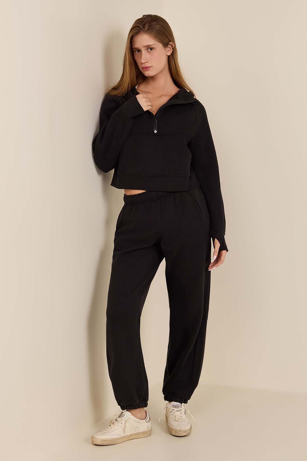 Scuba Oversized Half-Zip Hoodie